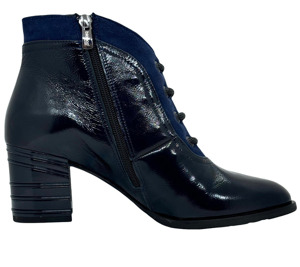 Bioeco Ladies Feature Heel Ankle Boot