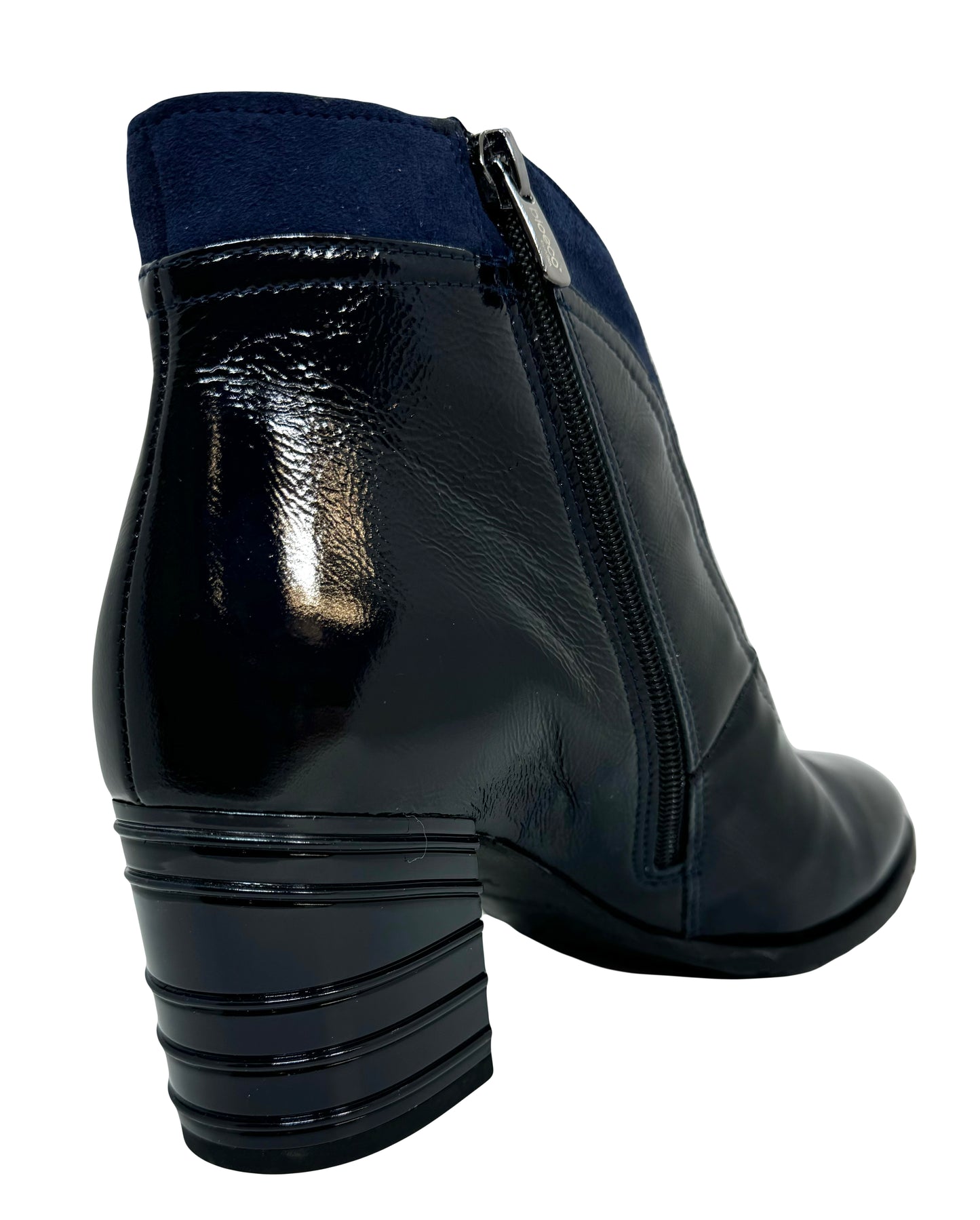 Bioeco Ladies Feature Heel Ankle Boot