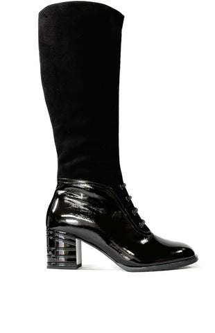 Bioeco Ladies Feature Heel Long Leg Boot