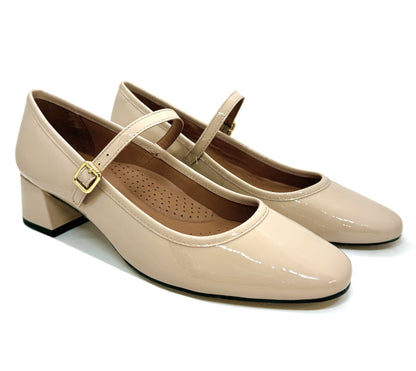 Maria Lya Tia Ladies Block Heel Mary Jane Shoe