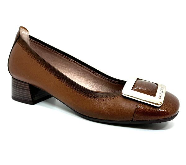 Hispanitas Manila Ladies Buckle Trim Court Shoe