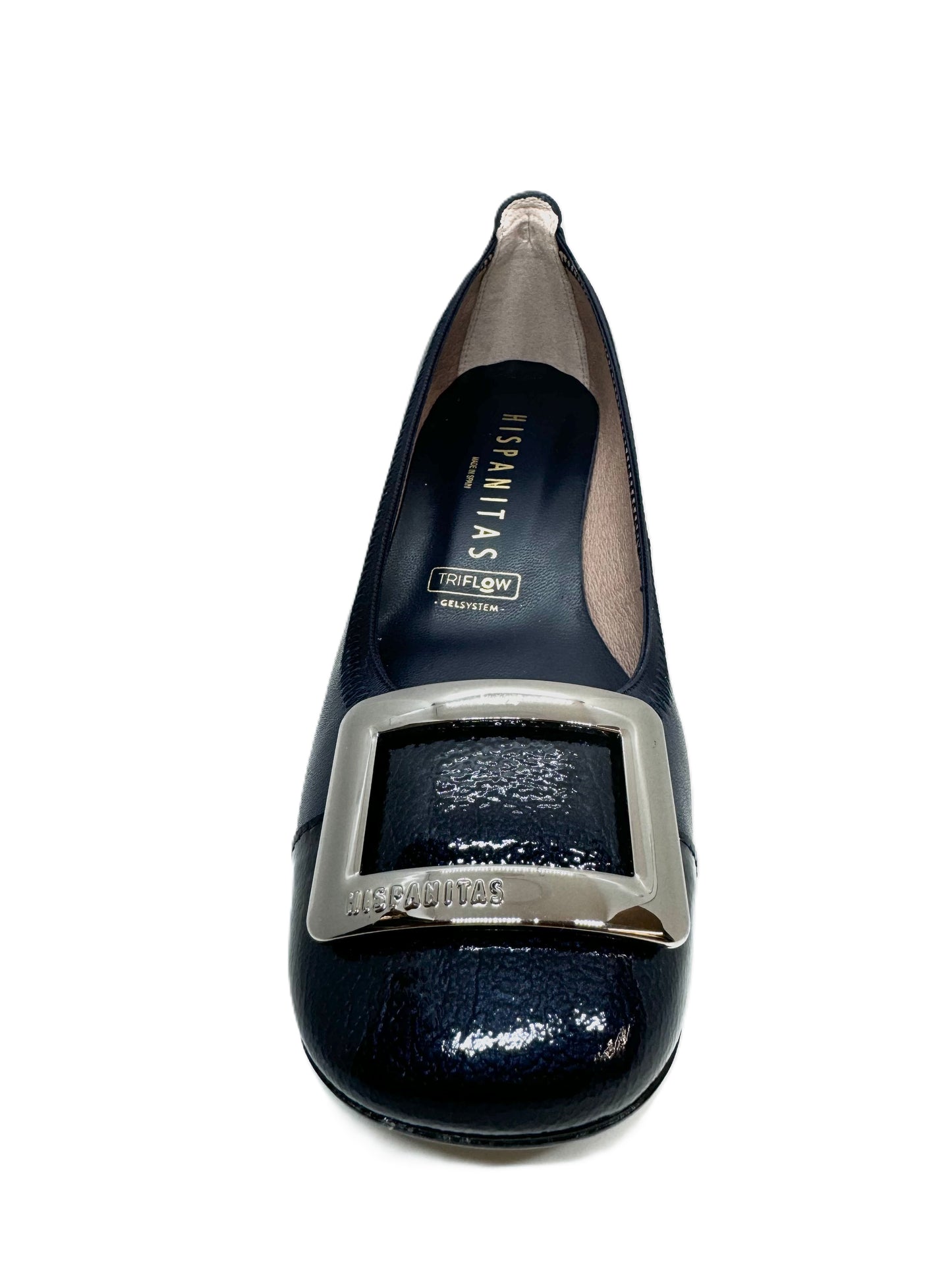 Hispanitas Manila Ladies Buckle Trim Court Shoe