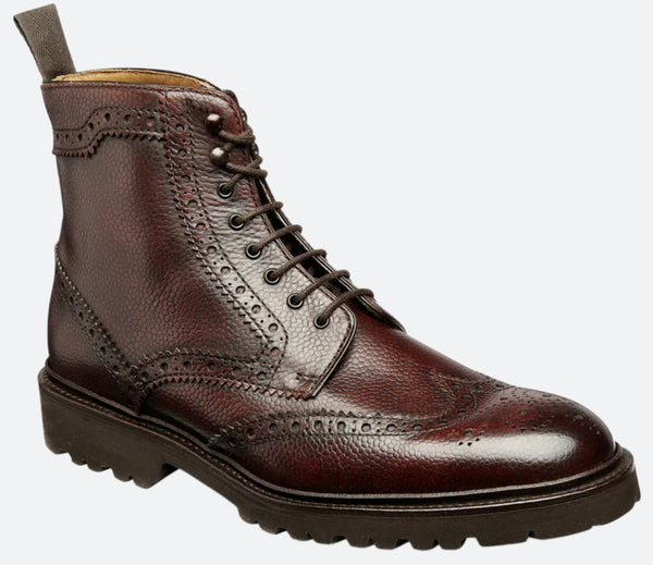 Barker Bodmin Mens Lace Up Brouge Boot