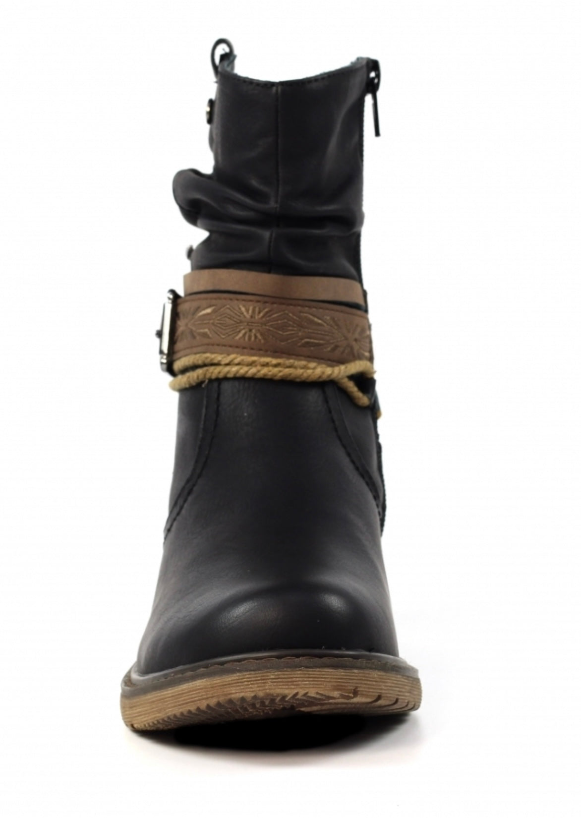 Lunar Veronica Ladies Strap Detail Ankle Boot