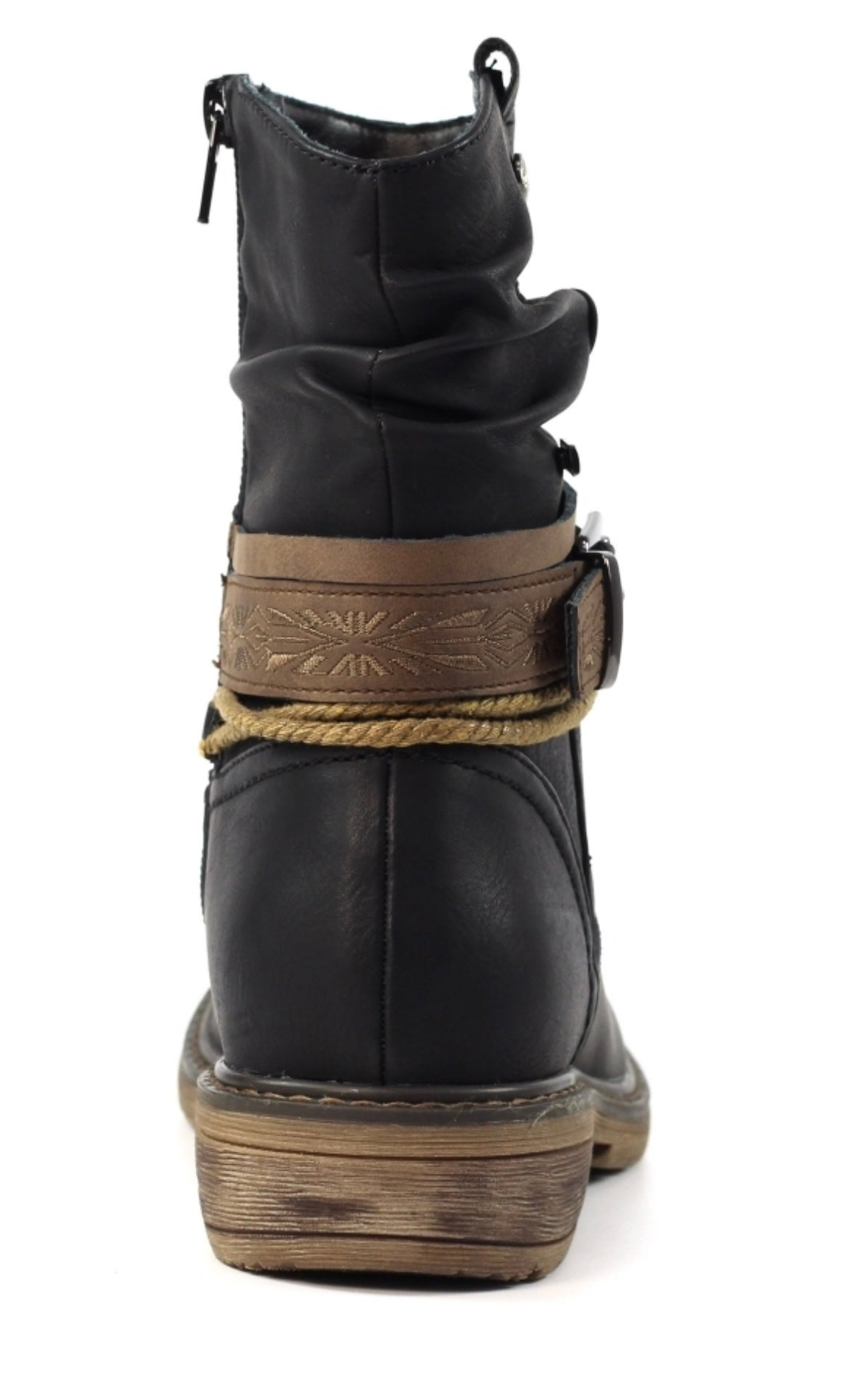 Lunar Veronica Ladies Strap Detail Ankle Boot