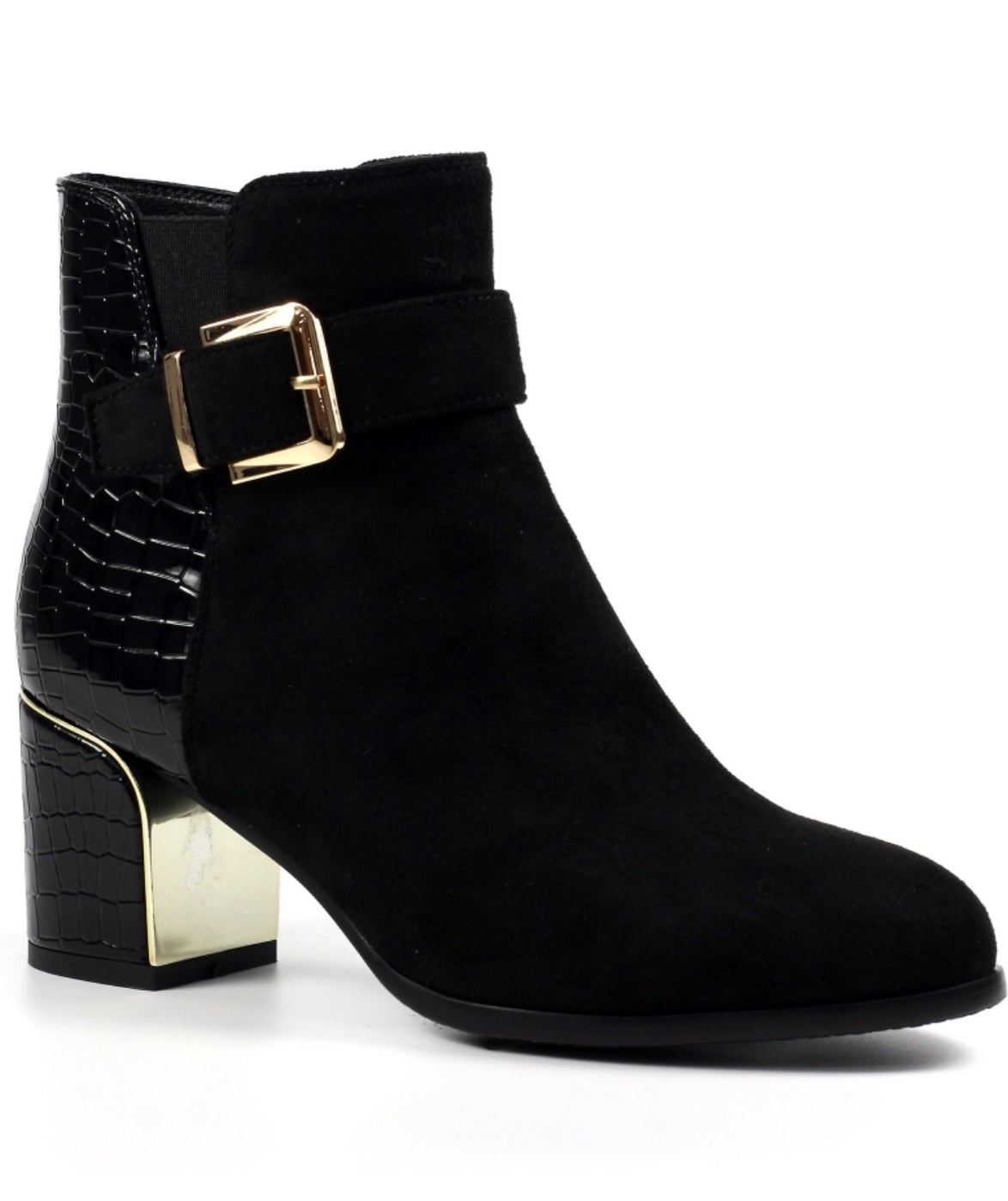 Lunar Tawny Ladies Block Heel Ankle Boot