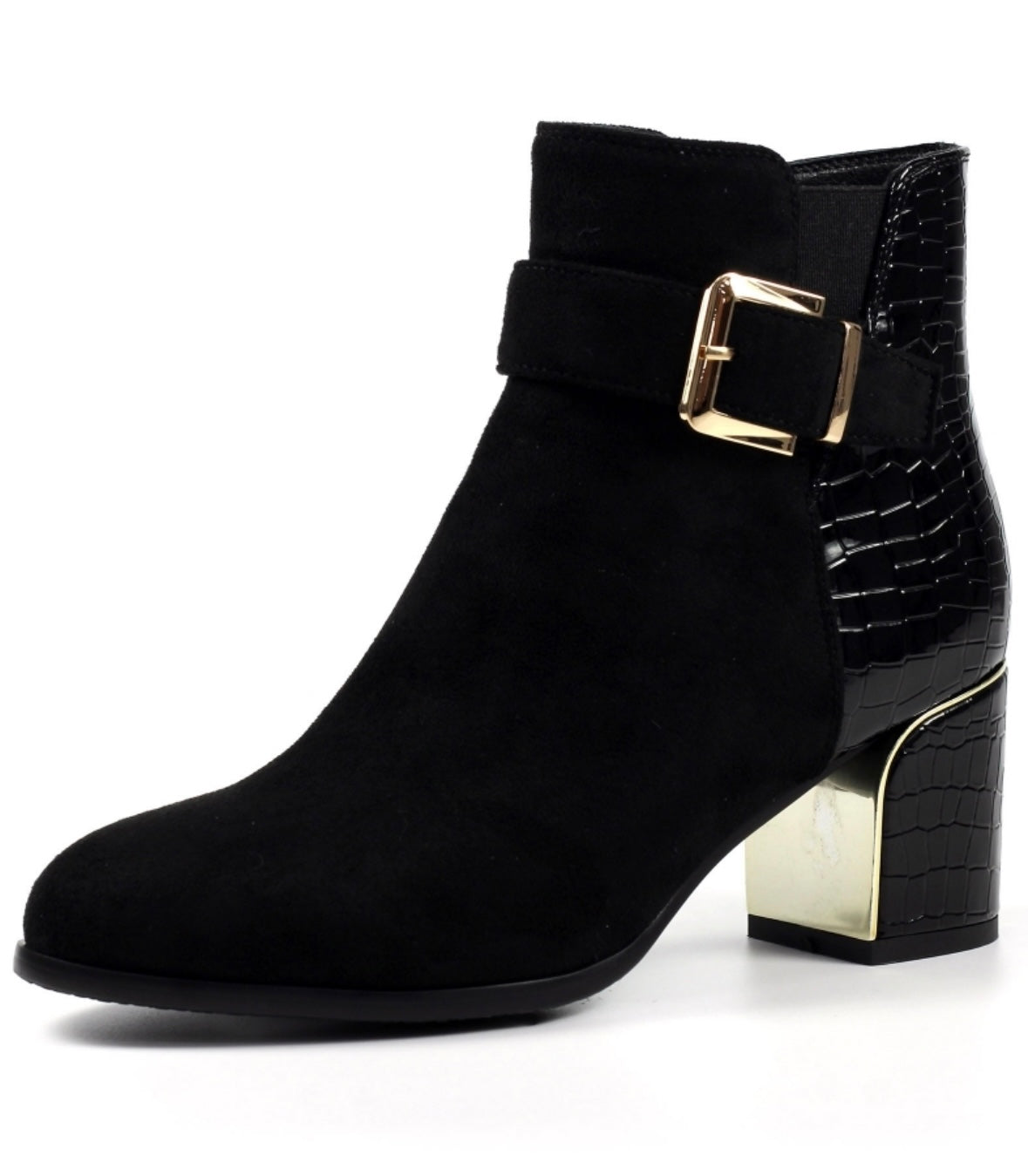 Lunar Tawny Ladies Block Heel Ankle Boot