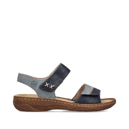 Rieker Ladies Flat Velcro Sandal