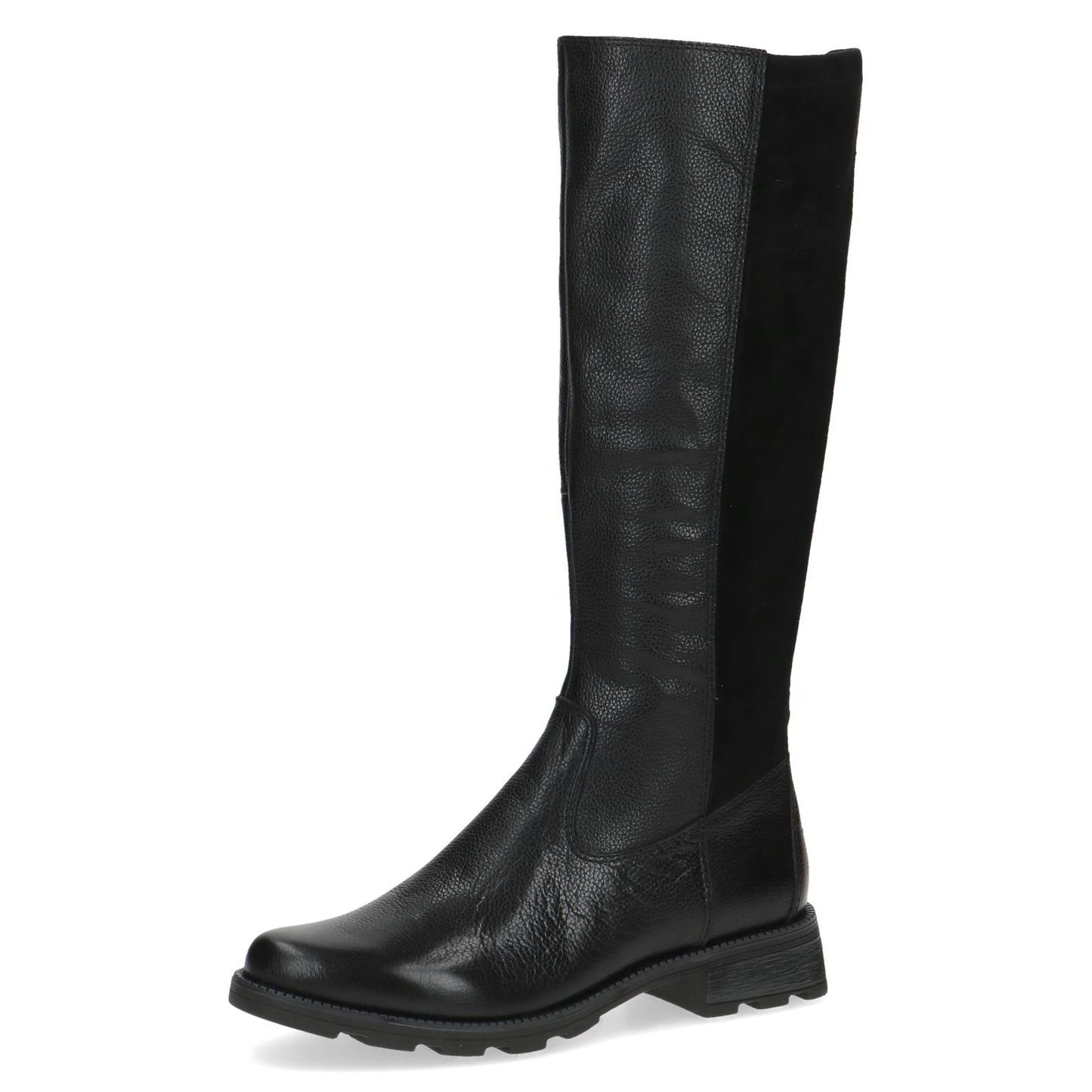 Caprice Ladies Chunky Sole Zip Leg Boot