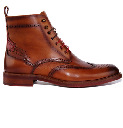 Justin Reess Cameron Men's Lace Brogue Boot