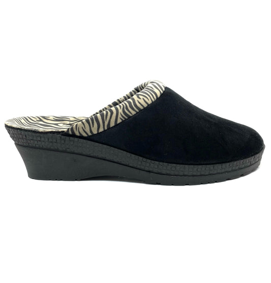 Rohde Ladies Zebra Print Backless Slipper