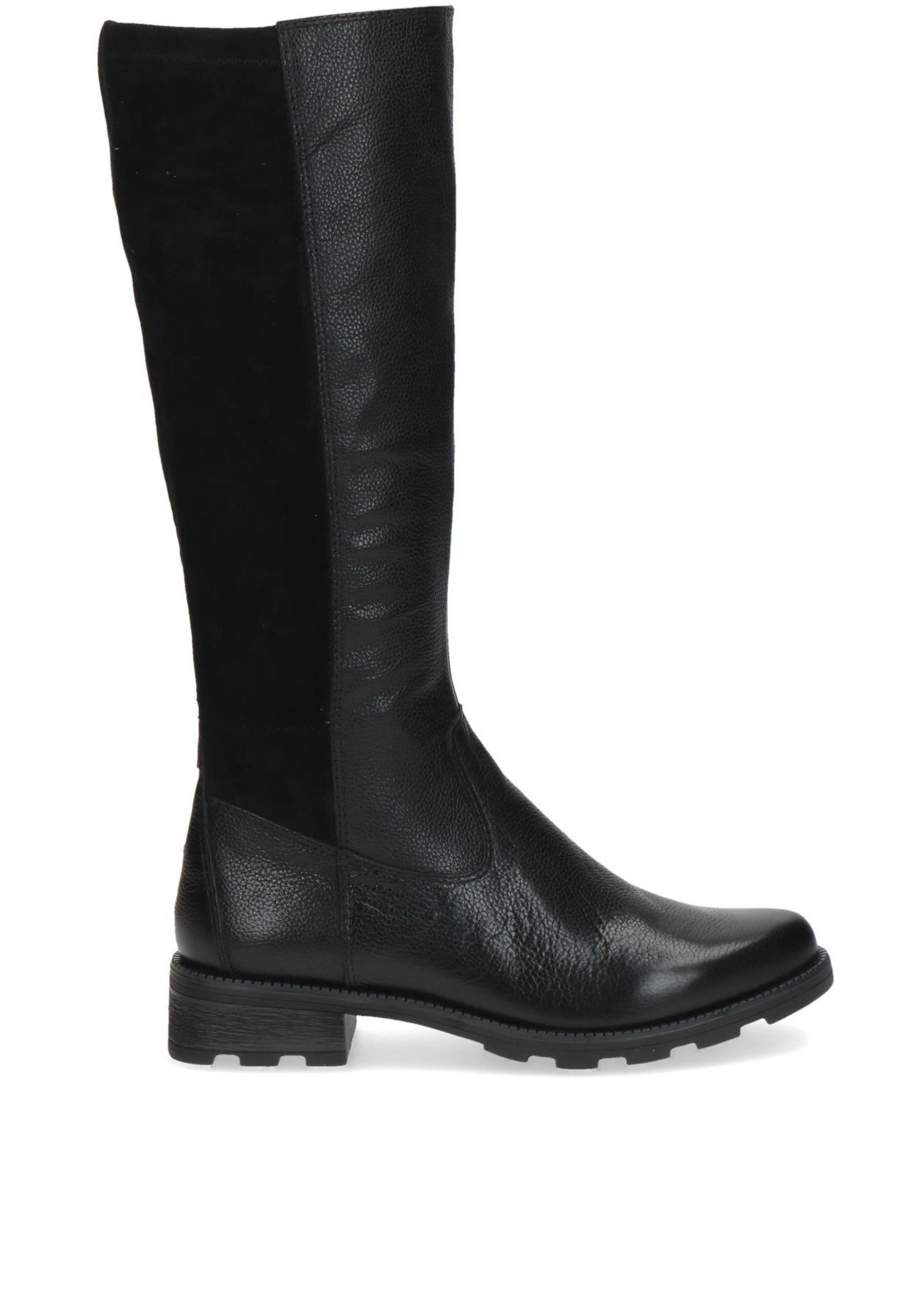 Caprice Ladies Chunky Sole Zip Leg Boot