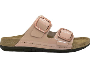 Rohde Ladies Double Buckle Footbed Sandal