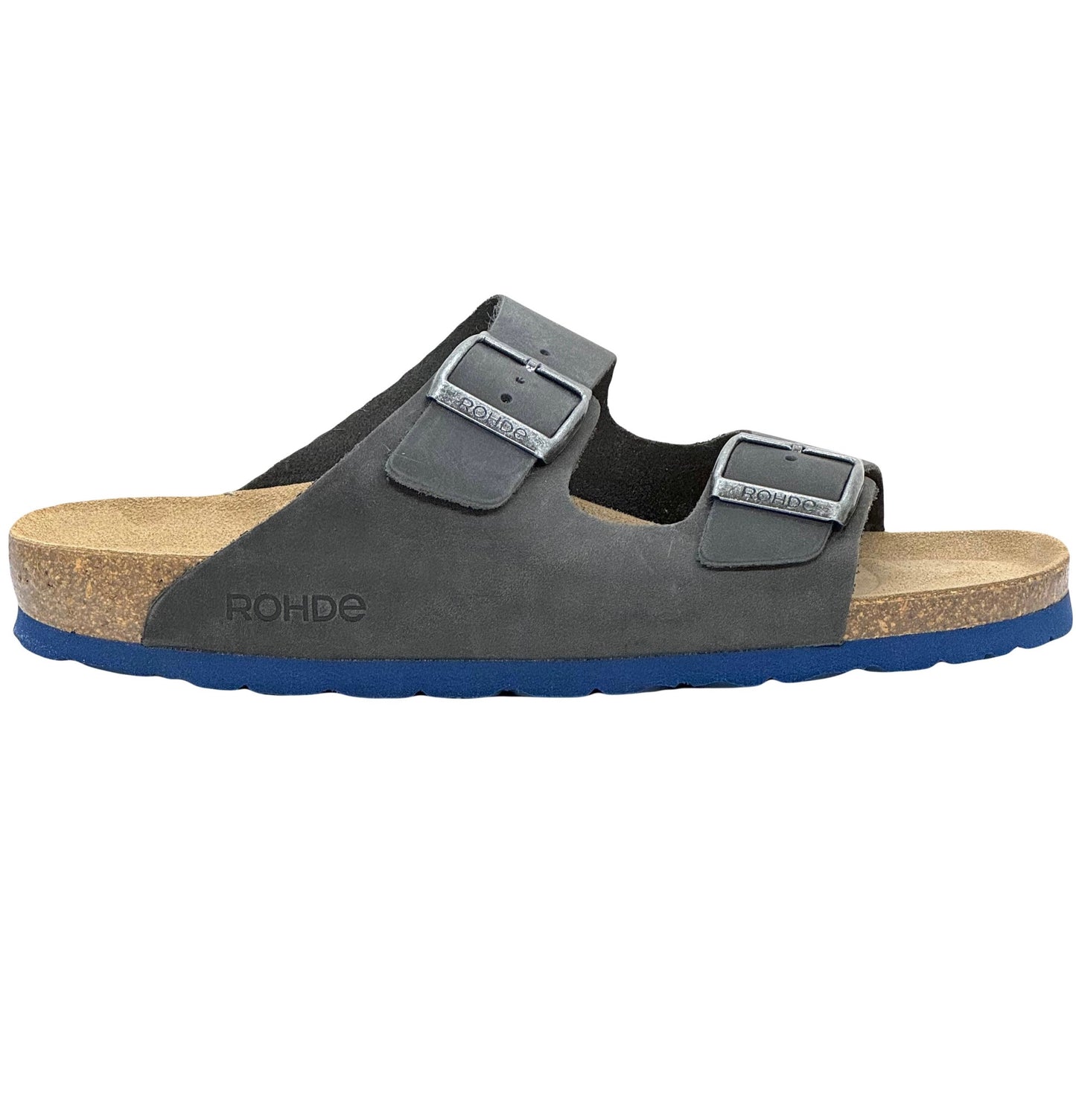 Rohde Men's Double Buckle Footbed Sandal