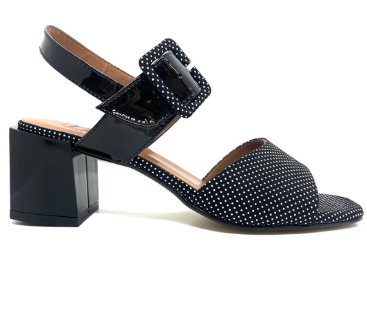 HB Ladies Buckle Detail Two Strap Sandal