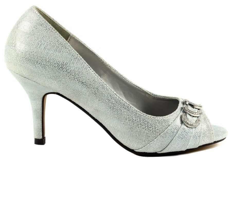 Lunar Lyla Ladies Peep Toe Court Shoe