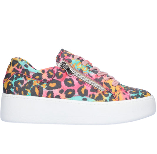 WaldLaufer Nicky Ladies Multi Coloured Zip Side Sneaker