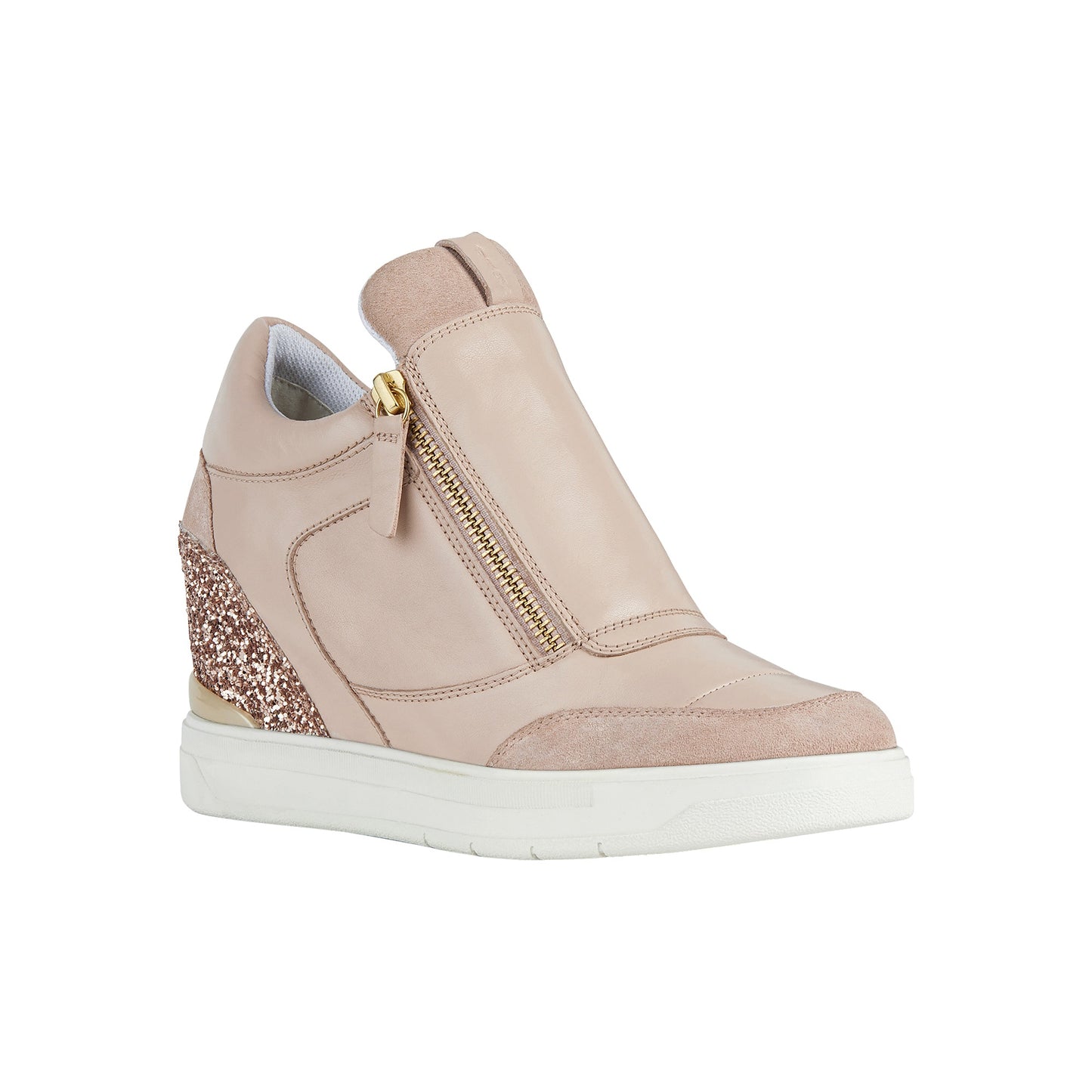 Geox Maurica Ladies Zip Side Wedge Sneaker