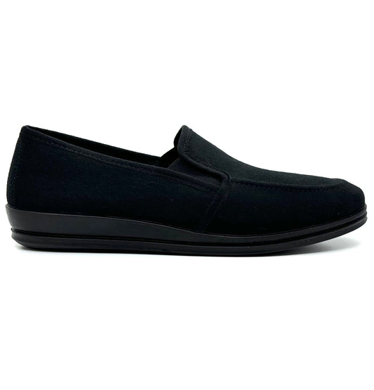 Rohde Mens Full Slipper Black