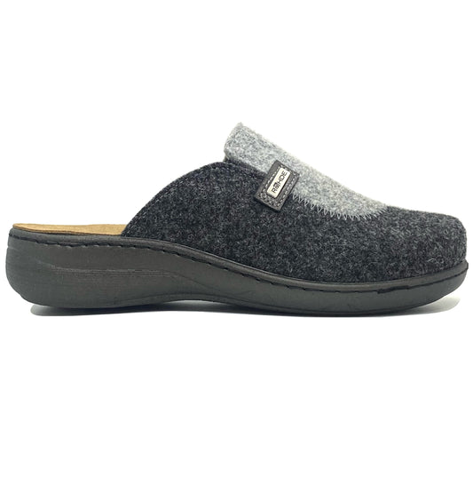 Rohde Ladies Felt Backless Slipper