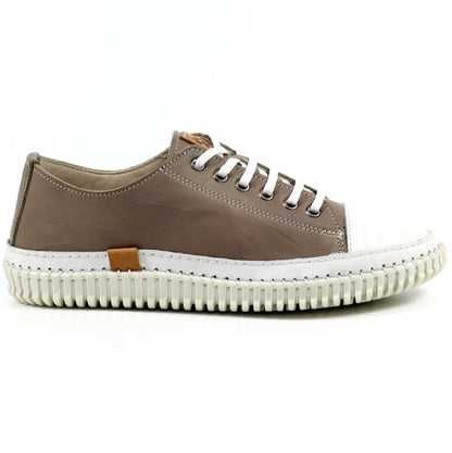 Lazy Dogz Truffle Leather Shoe