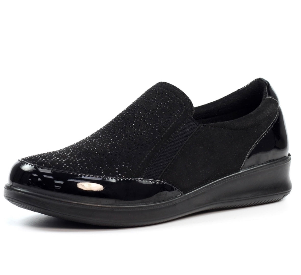 Lunar Hattie Ladies Slip On Casual Shoe