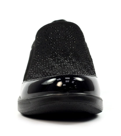 Lunar Hattie Ladies Slip On Casual Shoe