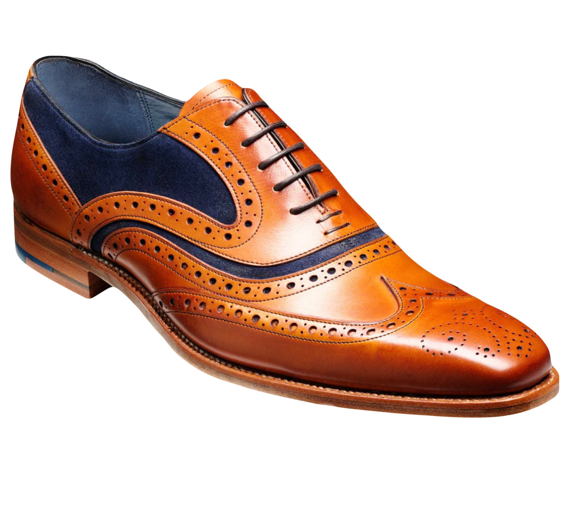 Barker McClean 2 Tone Wingtip Oxford Brogue