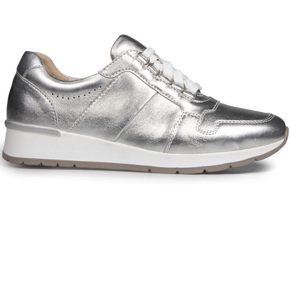 Van Dal Ladies Reydon Lace Up Sneaker Pewter