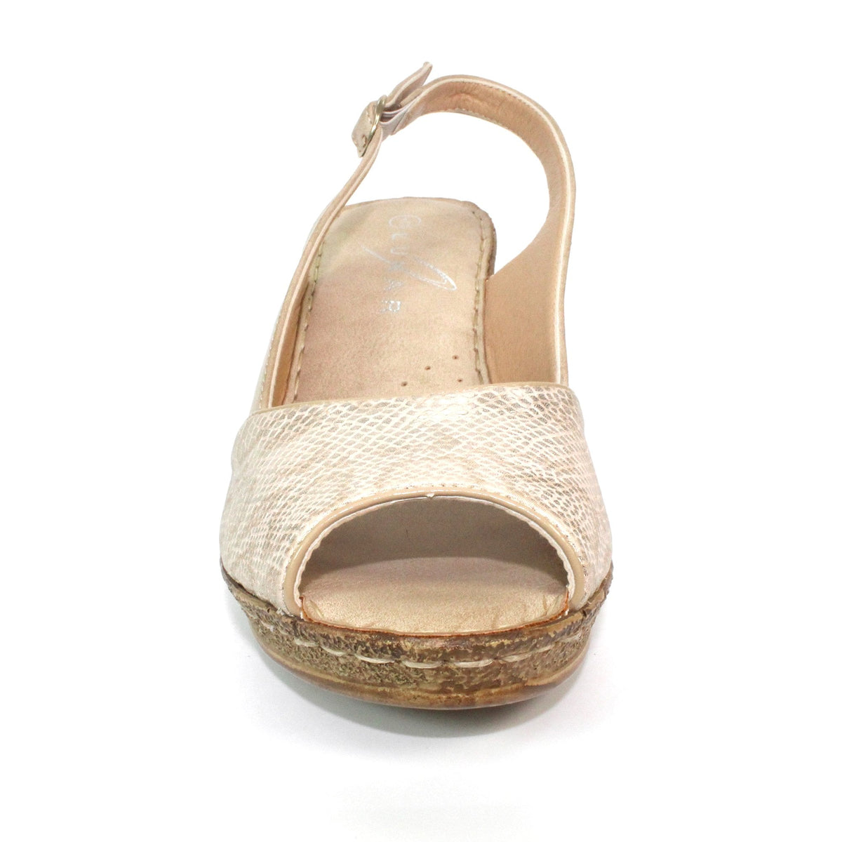 Lunar Ladies Barnes Snake Print Wedge Sandal – Hobson Shoes