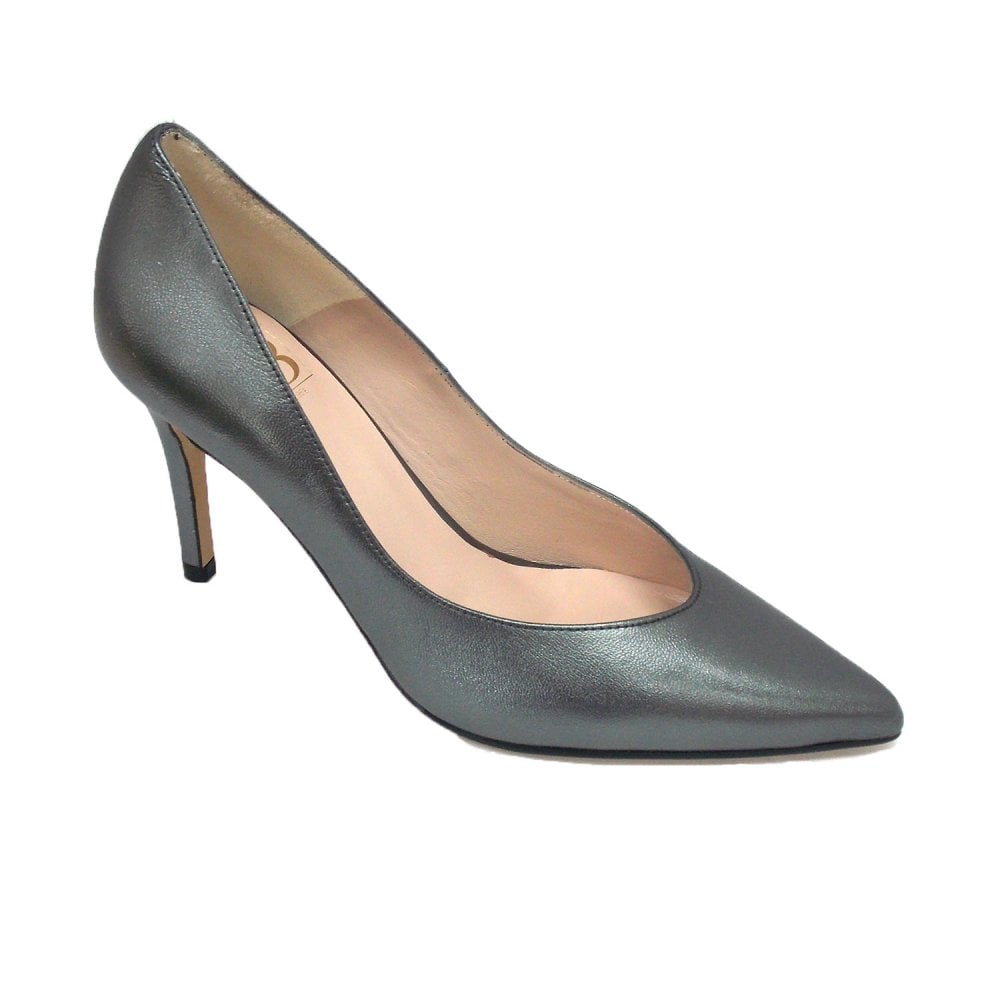 Julietta High Heel Leather Court Shoe