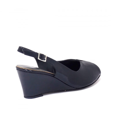 Mid Wedge Heel Slingback Sandal