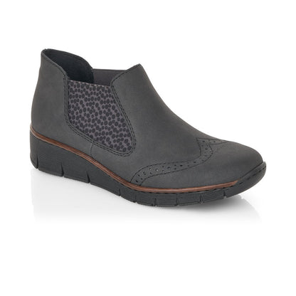 Rieker Ladies Elastic Sided Flat Boot