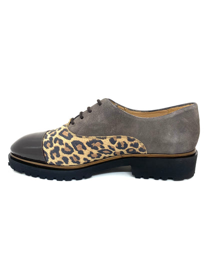 HB Italia Ladies Lace Up Toe Cap Shoe