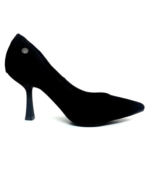 XTI Ladies Slim Heel Court Shoe