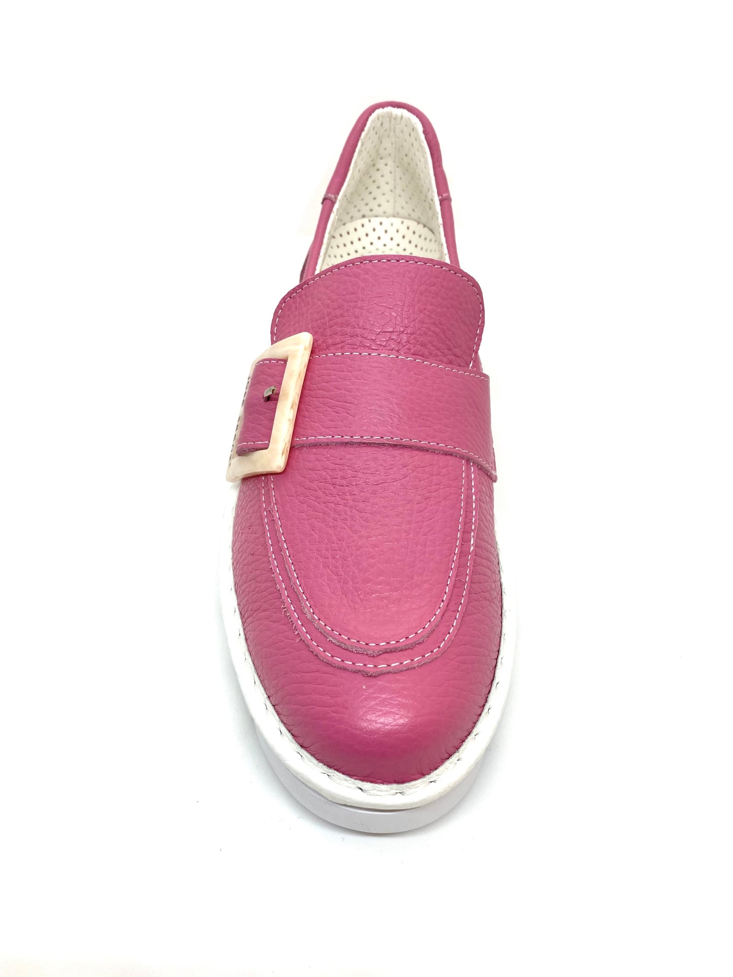 Jose Saenz Irene Buckle Trim Ladies Loafer