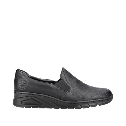 Rieker Ladies Wide Fit Slip On Shoe