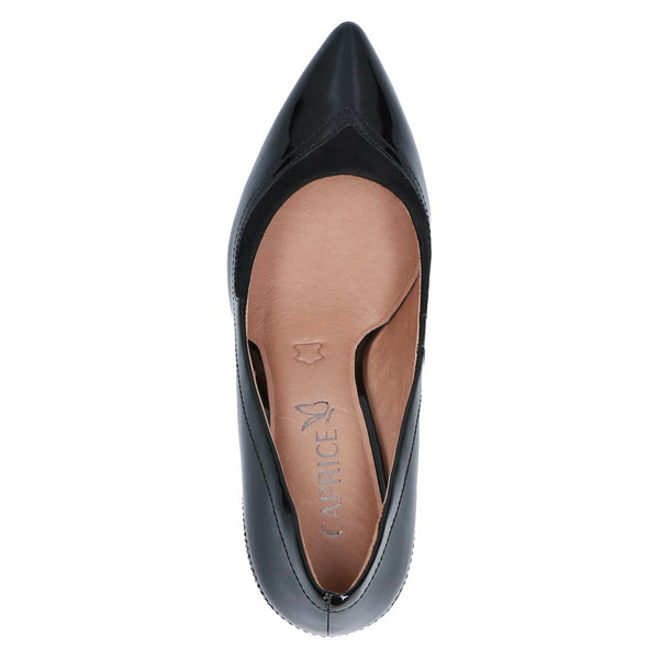 Caprice Ladies Slim Heel Court Shoe