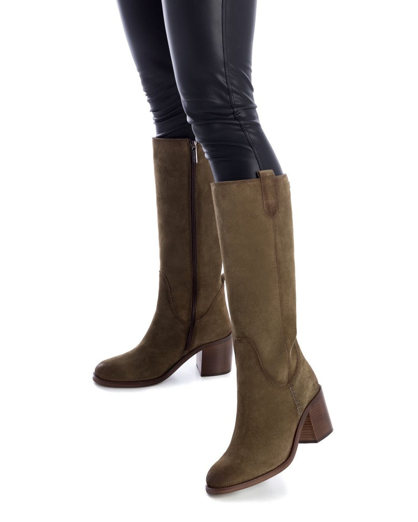 Carmela knee high 2025 suede boots