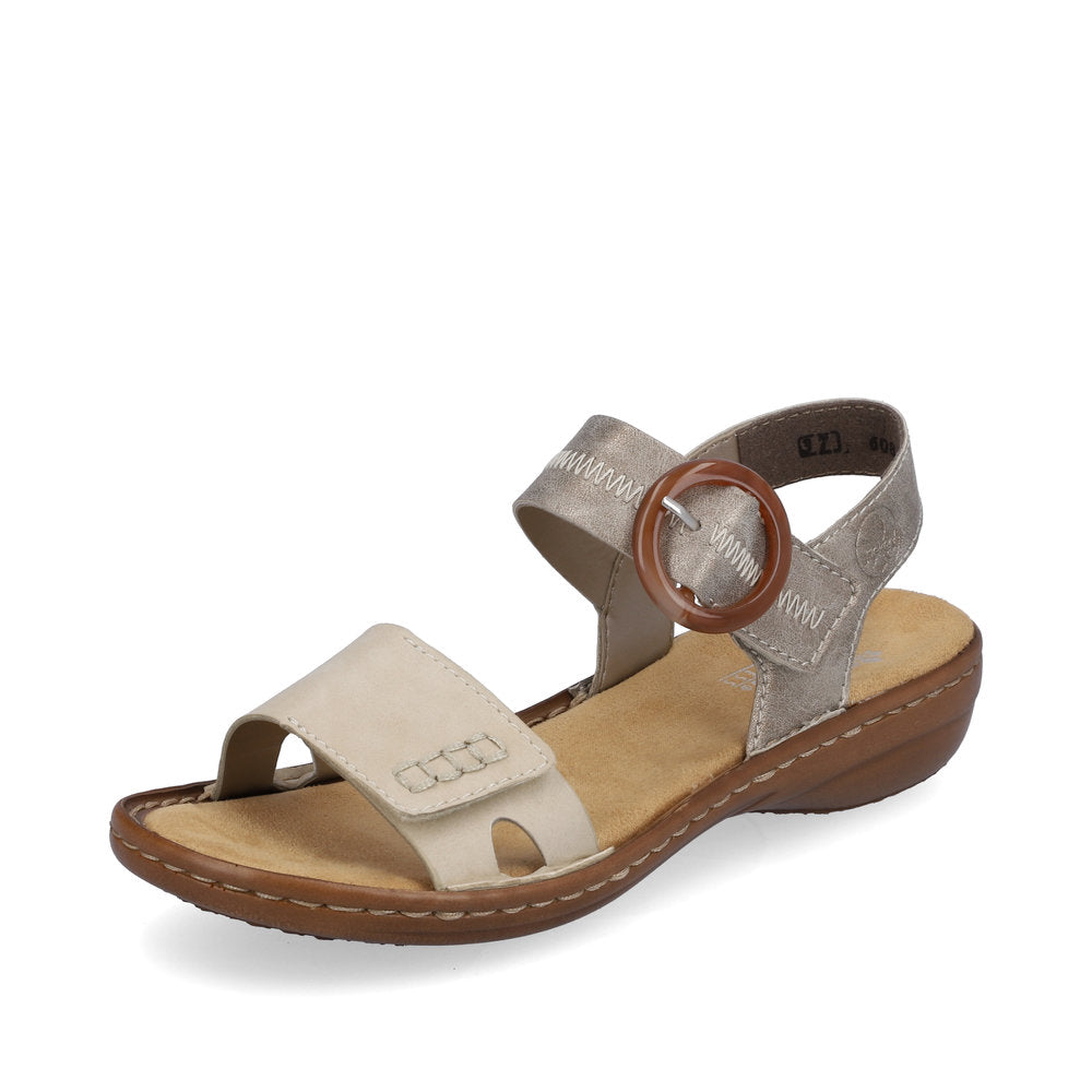 Rieker ladies Buckle Detail Adjustable Sandal