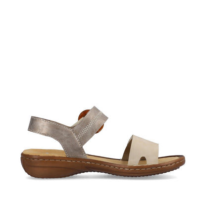 Rieker ladies Buckle Detail Adjustable Sandal