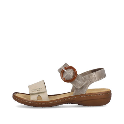 Rieker ladies Buckle Detail Adjustable Sandal