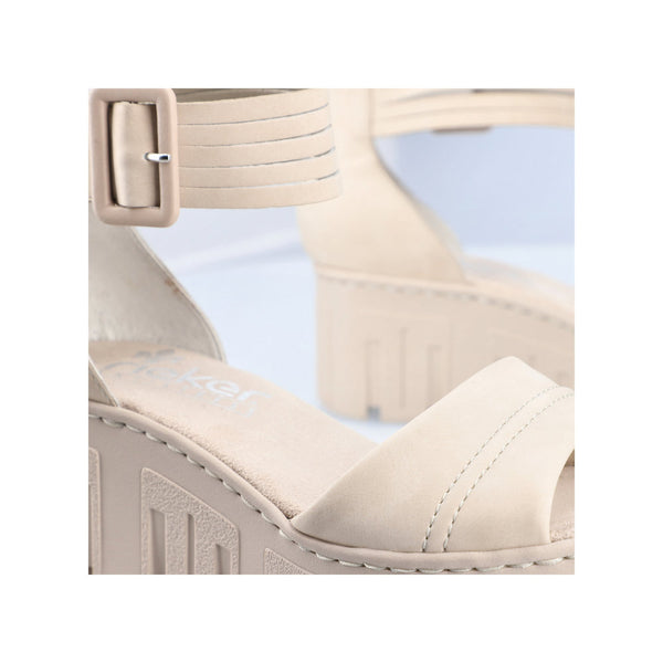 Rieker Ladies Flatform Ladies Sandal