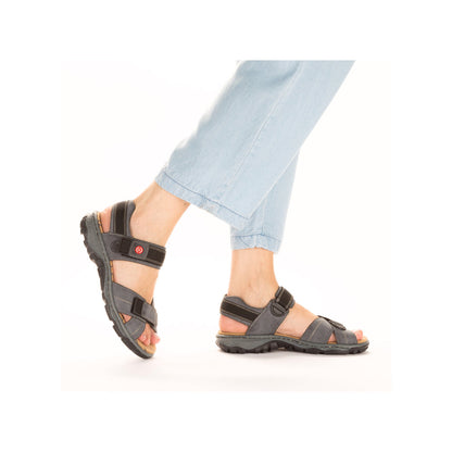 Rieker Ladies Velcro Trekking Sandal