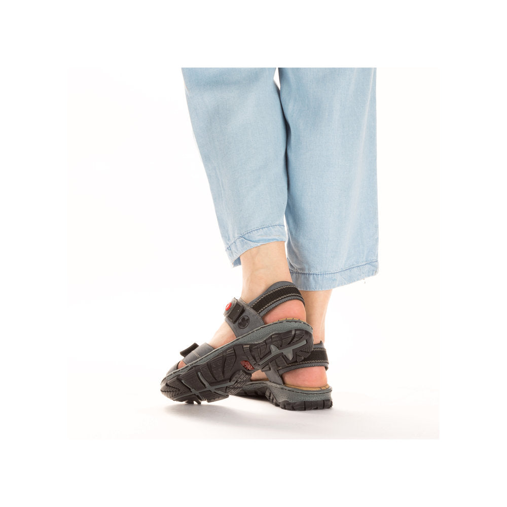 Rieker Ladies Velcro Trekking Sandal