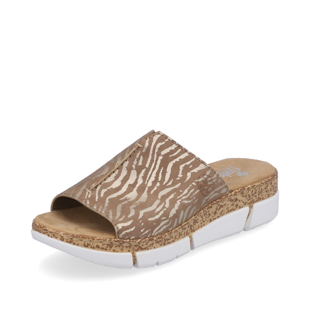 Rieker Ladies Backless Slip On Sandal