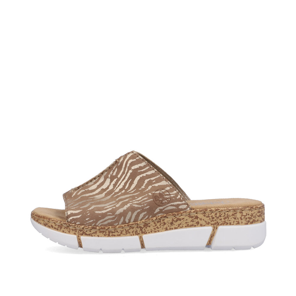 Rieker Ladies Backless Slip On Sandal