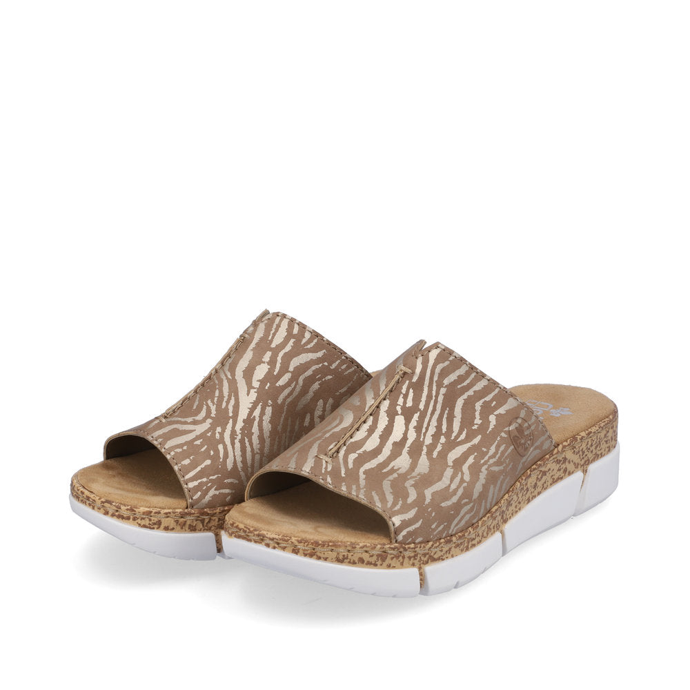 Rieker Ladies Backless Slip On Sandal