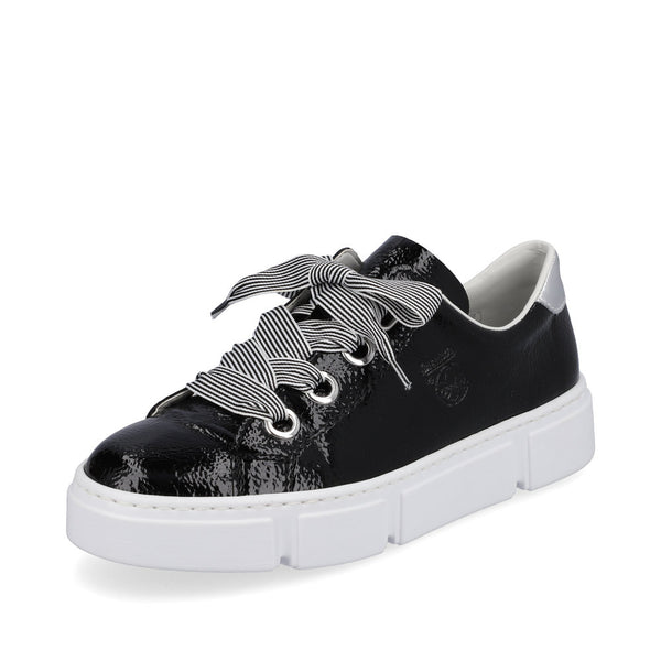 Rieker Ladies Ribbon Lace Sneaker