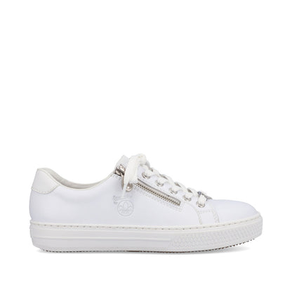 Rieker Ladies Zip Sided Lace Up Sneaker